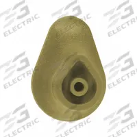 PAWLING CORP Bracket: PVC, Tan, Not Ligature Resistant, BR-500/BR-530, 1 7/16 in Overall Lg (MPN BR-107-0-3). Key specifications — Brand: PAWLING CORP; Color: Tan; Ligature Resistance: Not Ligature Resistant.