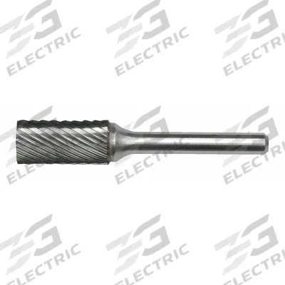 CLE-LINE Carbide Bur: Cylinder, SA-4, Single Cut, 7/16" x 1" Head - Single-Cut Cylinder Burs
