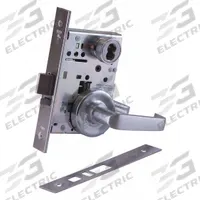 BEST Door Lockset: Classroom Lever Locksets, Chrome, ADA Compliant, Interchangeable Core (MPN 45H7UNR15R626). Key specifications — Ligature Resistance: Not Ligature-Resistant; Brand: BEST; Visual Indicator Message: No Message; Lockset Style: 40H Rose; ADA Compliant: Yes; Finish: Satin Chromium-Plated : Stainless Steel.