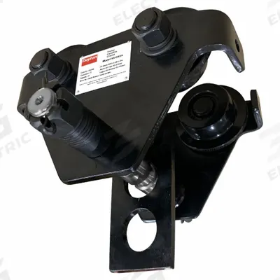 Dayton Trolley: Push, 4,000 lb Max Hoist Load Capacity - Push Trolleys for Hoists