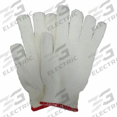CONDOR Knit Gloves: S ( 7 ), Glove Hand Protection, Uncoated, 250°F Max Temp, Cotton - Uncoated Knit Gloves