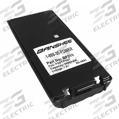 BANSHEE Radio Battery: Fits Icom, For A24/A6/F21/F21S/F3/F30/F31/F4/F40/F41 Series - ICOM-Compatible Batteries
