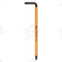 WERA Hex Key: 1 Ball Ends, 3/16 in Tip Size, SAE, Long, Alloy Steel, Black Oxide, L, 2 Tips (MPN 05022634001). Key specifications — attr1205521: WERA; attr1205526: Black Oxide.