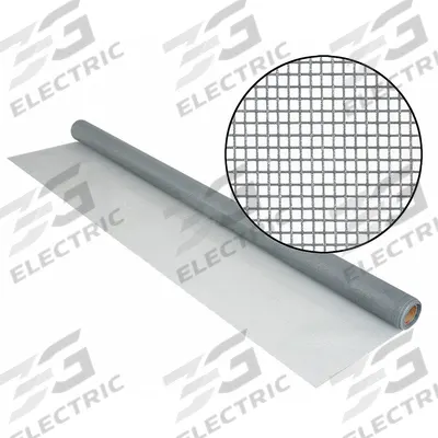 PHIFER Replacement Screen: Fiberglass, Gray, 18 x 16 Mesh Size, 3 ft Wd, 7 ft Lg - Fiberglass Door and Window Screen