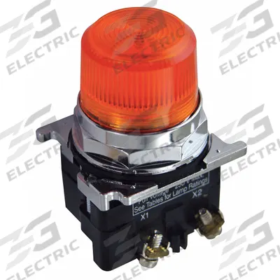 EATON Pilot Light: 30 mm Panel Mounting Size, Amber, LED - LED Pilot-Lights