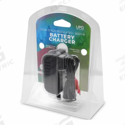 APPROVED VENDOR Battery Charger: For AGM/Deep Cycle, 13.6 V Output - Maintaining - Plug-In
