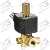REDHAT Solenoid Valve: 3-Way, Configurable, 1/4 in Pipe Size, 24V DC, Explosion Proof/Watertight (MPN EF8317G035). Key specifications — Pipe Size: 1/4 in; Voltage: 24V DC; Brand: REDHAT; Coil Enclosure: Watertight.