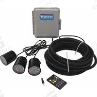 KASCO Pond Light System: 5 W, 120V AC, 100 ft Cord Lg, 3 bulbs (MPN RGB3C5-100). Key specifications — Compatible with Grainger Part Number: 13T391; Lighting Technology: LED; Brand: KASCO.