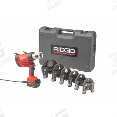 RIDGID Cordless Press Tool: 18V Li-Ion, Std, Pistol Grip - Ridgid Press Fitting Tools