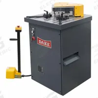 DAKE CORPORATION Fixed Angle Sheet Metal Notcher: Hydraulic, 0.23622 in Sheet Metal Capacity (Steel) (MPN DLN-6200). Key specifications — attr76889: 90°; attr76871: DAKE CORPORATION.