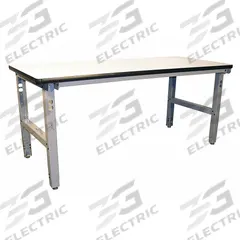 PRO-LINE Workbench: Adj Ht, Laminate, 72 in x 30 in, 850 lb Overall Load Capacity, Gray (MPN IWB7230C). Key specifications — Brand: PRO-LINE.
