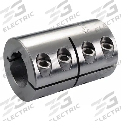 RULAND MANUFACTURING Rigid Shaft Coupling: 50 mm Bore Dia 1, 50 mm Bore Dia 2, Round Keyed - One-Piece Rigid Shaft Couplings