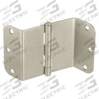 MCKINNEY Swing Clear Hinge: Steel, 3 1/2 in Leaf Ht, 1 1/4 in Leaf Wd (MPN 3-1/2 T2895 US15-5/8RC NL). Key specifications — attr1019737: Steel.