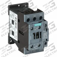SIEMENS IEC Magnetic Contactor: Non-Reversing, 3 Poles, 3NO Contacts, 32 A, 220V AC Coil (MPN 3RT20271AN20). Key specifications — Brand: SIEMENS; Integrated Surge Suppression: No.