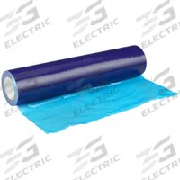 SURFACE SHIELDS Window Protection Film: 1.5 mil Thick, 24 in Wd, 600 ft Lg, Polyethylene, Blue (MPN W2B24600). Key specifications — Adhesive Backing: Adhesive Backed; Color: Blue; Material: Polyethylene; Brand: SURFACE SHIELDS.