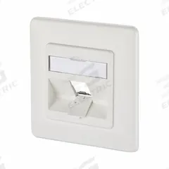 METZ CONNECT Wall Outlet: UP, GD-Zn (Zinc Die-Cast), Individual Keystone Modules, 45° Mounting Angle (MPN 130B20D11002KE). Key specifications — Housing Material: GD-Zn (Zinc Die-Cast); Includes Connector: Unequipped; Mounting Type: UP; Product Type: Wall Outlet; Connector Color: White; Connection Type: Individual Keystone Modules.
