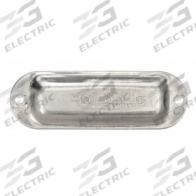 APPLETON ELECTRIC Covers for Conduit Access Fitting: Aluminum, 1/2 in Trade Size - Covers for Conduit Access Fittings