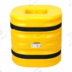 APPROVED VENDOR Column Protector: 10 in (I-Beam)/10 in (Round)/10 in (Square), I-Beam/Round/Square (MPN 913NE8). Key specifications — Color: Yellow; Maximum Compatible Column Length: 10 in (I-Beam); Minimum Compatible Column Length: 10 in (I-Beam); Brand: APPROVED VENDOR; Material: HDPE.