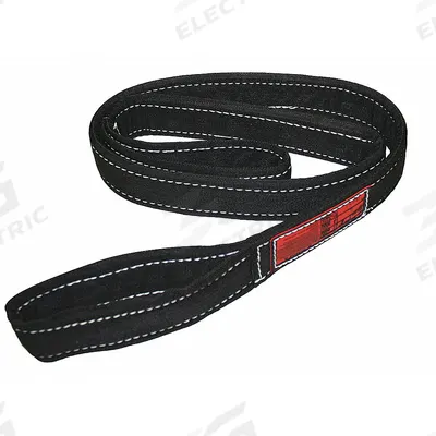 STREN-FLEX Web Sling: Type 3, Nylon, 14 ft Sling Lg, 16 in Eye Lg - Abrasion-Resistant Nylon Flat-Eye Web Slings