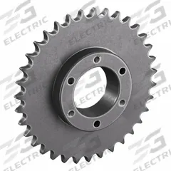 TSUBAKI Sprocket: For 40 Chain, 35 Teeth, 5.578 in Pitch Dia, 5.86 in Outside Dia, Steel (MPN 40SH35). Key specifications — Brand: TSUBAKI; Required Bushing Series: SH.