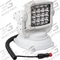 BUYERS PRODUCTS Spotlight: Square, Spot, LED, Handheld Remote, Magnetic, Auxiliary Power Connector (MPN 1492201). Key specifications — Housing Color: White; Brand: BUYERS PRODUCTS; Electrical Connection: Auxiliary Power Connector; Installation Type: Permanent; Controller Type: Handheld Remote.
