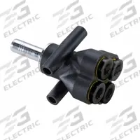 LEGRIS Push-Fit Wye Fitting: 8 mm OD x 4 mm OD x 4 mm OD x 4 mm OD Size, Polymer, Black (MPN 3143 04 08). Key specifications — Brand: LEGRIS.