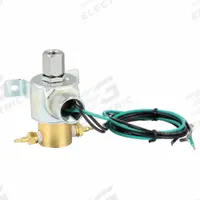 Solenoid Air Valve: Open Frame, 24V AC, 50/60 Hz, 30 psi Op Max., Brass Body, 1/8 in Female NPT (MPN V-2410-1). Key specifications — Brand: JOHNSON CONTROLS; Body Material: Brass.
