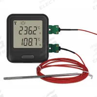 LASCAR Dual Channel Thermocouple: EL-WIFI-21CFR-DTC, Temp, 2 Probes Included, Wireless. Key specifications — Interface: Wireless; Parameters Measured: Temperature °F; Brand: LASCAR; Features: Can be Installed as Part of a 21CFR Compliant System with Additional Controls Including Permission-Based use; Includes: (2) A Type Probes; Software Options: Software Available Separately; Data Logger Type: Temperature.