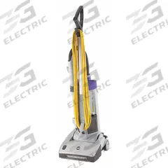 PROTEAM Upright Vacuum Cleaner: 12 in Cleaning Path Wd, 100 cfm Air Flow, 17 lb Wt, Std, Bag, 107329. Key specifications — Color: Gray; Vacuum Motor Type: Brushed; Includes Onboard Hose: Onboard Hose Included; Head Height Adjustment: 1-Position; Brand: PROTEAM; Drive Belt: Mechanical Clutch; Includes: Upholstery Tool; Independent Brush Motor: No.
