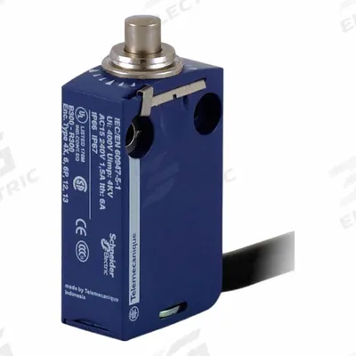 TELEMECANIQUE SENSORS Limit Switch: Plunger Actuator, Non-Metallic, Plunger - Top-Mount Plunger Limit Switches