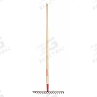 RAZOR-BACK Level Head Rake,16 Tine,60" Handle: 60 in Handle Lg, 16-19 in/20-29 in/30-39 in (MPN 63111)