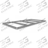 TENNSCO Shelf: 96 in x 48 in, 1,250 lb Load Capacity, Gray, Shelf (MPN ZK-9648). Key specifications — Includes: Front to Back Support; Shelf Configuration: Single Straight; Color: Gray; Frame Material: Steel; Brand: TENNSCO; Frame Finish: Zinc Plated; Product Type: Shelf.