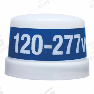 INTERMATIC Photocontrol: Turn-Locking Photocell Mounting, SPST, 120-277V AC - Turn-Locking Photocells