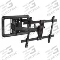 VIDEO MOUNT PRODUCTS Articulating Mount: Wall, For 42 in to 90 in Screens, Max. 150 lb, 45° Swivel (MPN FP-XLWAB). Key specifications — Manufacturer Part Number: FP-XLWAB; Finish: Powder Coated; Includes Mounting Hardware: Yes; Material: Steel; Mounting Location: Wall; Brand: VIDEO MOUNT PRODUCTS; Color: Black.