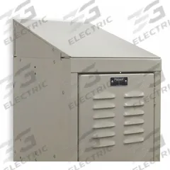 HALLOWELL Locker Sloping Top: 18 in x 24 in x 8 in, For 18 in Locker Wd, Steel, For 24 in Locker Dp (MPN KISTT1824PT). Key specifications — attr65850: KISTT1824PT; attr65853: HALLOWELL; attr114203: Powder Coated; attr114205: Steel; attr114211: Sloping Top Panel; attr114196: Tan.