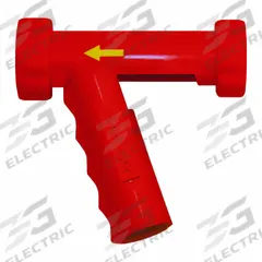 SANI-LAV Spray Nozzle: Rubber, 6 1/4 in Overall Lg, Red (MPN N8RC). Key specifications — attr1327864: Red; attr1038462: Rubber; attr1038468: SANI-LAV.