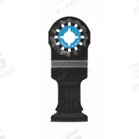 BOSCH Oscillating Tool Blade: 1 1/4 in Blade Wd, 3 5/8 in Overall Lg, Plunge Cutting, Carbide (MPN OSL114CC). Key specifications — attr1097473: Metal; attr1097476: BOSCH; attr1097456: Plunge Cutting.