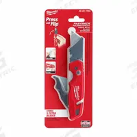 MILWAUKEE Folding Utility Knife: 4 1/2 in/6 7/8 in, Bi-Metal, Metal, 1 Blades Included (MPN 48-22-1502). Key specifications — attr307787: 4-1/2 in; 6-7/8 in; attr307793: Yes; attr307788: Bi-Metal; attr307789: Metal; attr324890: MILWAUKEE.