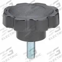 INNOVATIVE COMPONENTS Hand Knob: 8 Point, Plastic w/ Steel Thread, 3/8"-16 Thread, 1 in Thread Lg (MPN GN6C1000F6---21). Key specifications — Brand: INNOVATIVE COMPONENTS.