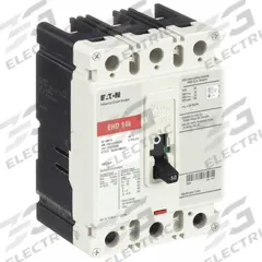 EATON Molded Case Circuit Breaker: 50 A Amps, 18kA at 240V AC, Fixed, ABC, Load Side Lug, Std, EHD (MPN EHD3050). Key specifications — attr217792: EHD; attr196056: 18kA at 240V AC; attr196057: Fixed; attr196058: ABC; attr196059: Load Side Lug; attr196061: 100A/F.