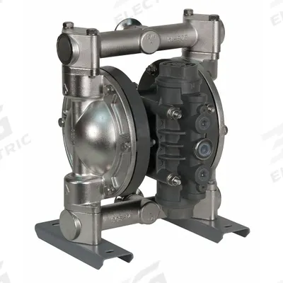 Dayton Double Diaphragm Pump: 316 Stainless Steel, 1 1/2 in, Tri-Clamp, 46 gpm - FDA-Compliant AODD Pumps