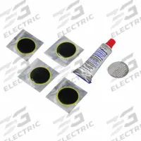 TRU-FLATE Tire Repair Kit: Tire Repair Kit, Truck Tires, 0.30 oz Cement/(4) Patches/Buffer, 6 Pieces (MPN 14-134). Key specifications — Product Type: Tire Repair Kit; Compatible Tire Type: Truck Tires; Brand: TRU-FLATE; Includes: (4) Patches.
