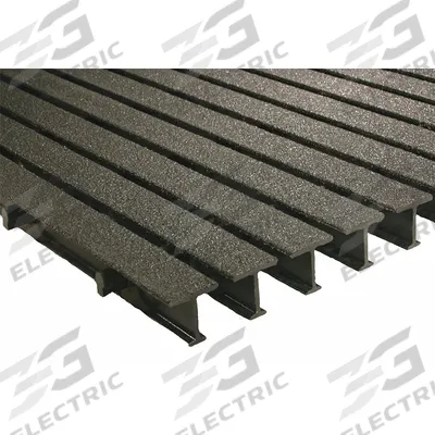 FIBERGRATE Fiberglass Pultruded Grating: Structural Grating, 36 in x 8 ft Nominal Size (WxL) - Flame-Resistant Structural Grating