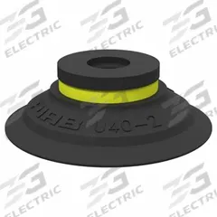 PIAB Vacuum Pad: Plain Pad without Adapter, 15.75 mm Pad Dia, Nitrile/PVC, Black, 10.92 mm Pad Ht (MPN U40-2.30). Key specifications — attr1019194: U40-2.30; attr1019196: PIAB; attr1019197: 50A.