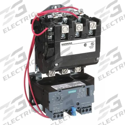 Siemens Magnetic Motor Starter: Non-Reversing, 3 Poles, NEMA Size 2 - Non-Reversing Starters with Electronic Overloads
