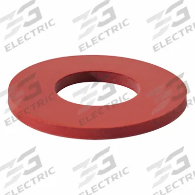 APPROVED VENDOR Sealing Washer: FDA Approved, Silicone, Red, 10.5 mm Inside Dia, 20 mm Outside Dia - Hygienic Single-Piece Sealing Washers