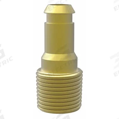 PIAB Vacuum Pad Adapter: For 20 mm to 30 mm Pad Size, 6 mm Port Size, 1/4 in Thread Size - External and Internal Thread Vacuum Pad Adapters