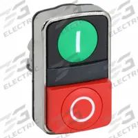 SCHNEIDER ELECTRIC Multihead Operator: Non-Illuminated, 2 Button, Flush Profile, 22 mm Mounting Size (MPN ZB4BL7341). Key specifications — attr211308: SCHNEIDER; attr1026606: Momentary/Momentary; attr1026618: I; attr1026638: XB4; attr1063632: Metallic.