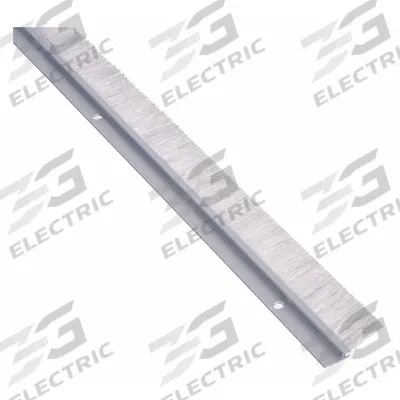 NATIONAL GUARD Door Weatherstripping: Brush Insert, 3 ft Lg, 1 3/8 in Wd - Metal Leaf Weatherstripping