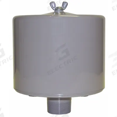 SOLBERG Filter Silencer: 1 in (M)NPT Inlet Size, 55 cfm, 6.62 in Overall Ht - Air Compressor Intake Filters & Silencers